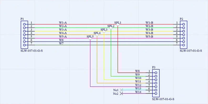 wiring-of-a-simple-cable-harness-with-splices