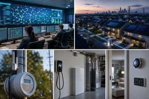 Smart Energy Grid with Connected Devices and Renewable Sources